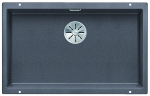 BLANCO 523443 évier Subline 700-U InFino manuál Silgranit PuraDur gris roche