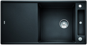 BLANCO 523510 Évier Axia III XL 6 S InFino avec excentr.Silgranit PuraDur anthra