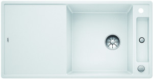 BLANCO 523523 Évier Axia III XL 6S-F InFino avec excentr.Silgranit PuraDur blanc