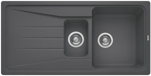 BLANCO 519853 évier Sona 6 S sans excentrique Silgranit PuraDur gris roche BLANCO 519853 évier Sona 6 S sans excentrique Silgranit PuraDur gris roche
