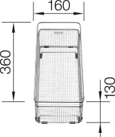 BLANCO 223297 accessoires panier multi-usage pour vaisselle