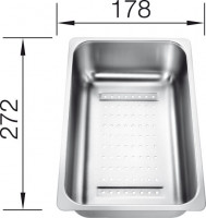 BLANCO 220736 Accessoires bol pour bac additionnel Zia 6 S inox