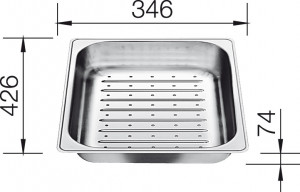 BLANCO 219770 Accessoires bol pour Plenta inox
