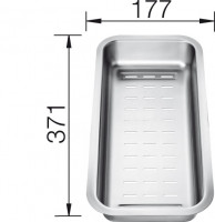 BLANCO 226189 accessoires bol multi-usage pour Zenar, Dalago inox