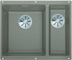 BLANCO 523556 Évier Subline 340/160-U InFino manuál Silgranit PuraDur tartufo