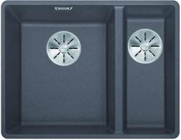 BLANCO 523569 Évier Subline 340/160-F Silgranit InFino manuel gris roche