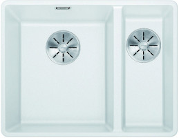 BLANCO 523571 évier Subline 340/160-F Silgranit InFino manuel blanc