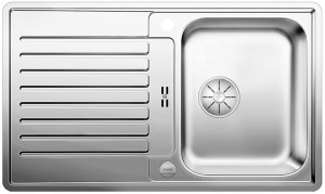BLANCO 523661 évier Classic Pro 45S-IF InFino avec excentr.inox soie brillant