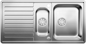 BLANCO 523665 évier Classic Pro 6S-IF InFino avec excentr.inox satinée brillante