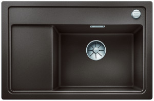 BLANCO 523784 évier Zenar XL 6S Compact InFino avec excentrique Silgranit café