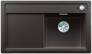 BLANCO 523798 évier Zenar 45S InFino avec excentrique Silgranit PuraDur café