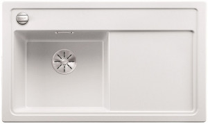 BLANCO 523854 Évier Zenar 45 S InFino excentrique Silgranit PuraDur blanc