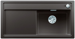 BLANCO 523963 Évier Zenar XL 6S InFino c/excent Silgranit PuraDur café
