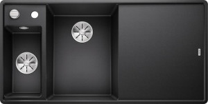 BLANCO 524669 Évier a fleur Axia III 6S-F Silgranit PuraDur anthracite