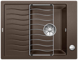 BLANCO 524823 Évier Elon 45 S Silgranit PuraDur café