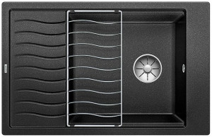 BLANCO 524844 évier Elon XL 6 S sans excentrique Silgranit PuraDur anthracite