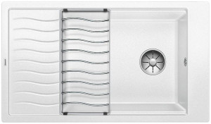 BLANCO 524874 Évier Elon XL 8 S Silgranit PuraDur blanc BLANCO 524874 Évier Elon XL 8 S Silgranit PuraDur blanc