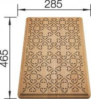 BLANCO 237591 Accessoires plaque a découper ornementée pour évier Faron XL 6 S