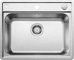 BLANCO 525109 Évier Lemis 6-IF avec excentrique inox brossé