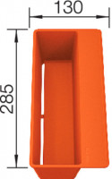 BLANCO 236722 Accessoires boîte Sity Box orange plastique