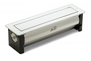 VersaTurn prise électrique 4x 230V FR, verre blanc