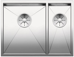BLANCO 521613 Évier Zerox 340/180-U InFino sans tige inox satin brillant