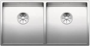 BLANCO 521618 Évier Claron 400/400-U InFino sans tirette inox soie brillant