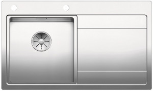 BLANCO 521657 évier Divon II 45S-IF InFino excentrique droit inox soie brillant