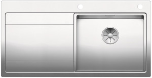BLANCO 521660 évier Divon II 5S-IF InFino excentrique inox soie brillante