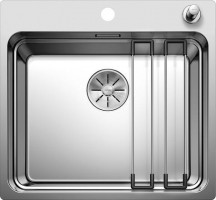 BLANCO 521748 évier Etagon 500-IF/A InFino avec tirette inox satinée brillante