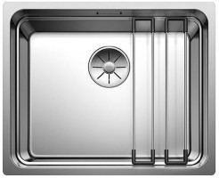 BLANCO 521841 Évier Etagon 500-U InFino sans tirette inox satin brillant