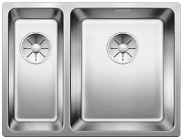 BLANCO 522973 évier Andano 340/180-IF InFino sans tirette inox satiné brillant