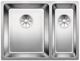 BLANCO 522975 évier Andano 340/180-IF InFino sans tringle inox satiné brillant