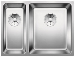 BLANCO 522977 Évier Andano 340/180-U InFino sans tirette inox satiné brillant