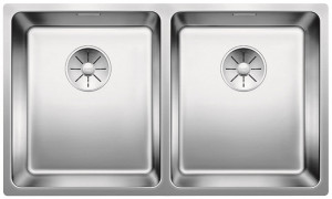 BLANCO 522983 évier Andano 340/340-U InFino sans tirant acier inoxydable soie br
