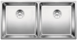 BLANCO 522985 Évier Andano 400/400-IF InFino sans tringle inox satiné brillant