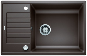 BLANCO 523272 évier Zia XL 6 S Compact avec excentrique Silgranit PuraDur café