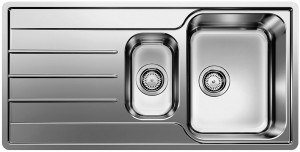 BLANCO 523032 évier Lemis 6 S-IF sans excentrique inox brossé