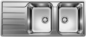 BLANCO 523036 évier Lemis 8 S-IF inox brossé sans excentrique