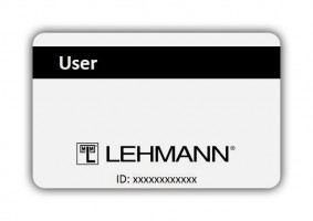 LEHMANN Carte utilisateur pour serrures électroniques Lehmann RFID Mifare®