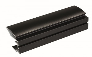 SEVROLL 05305 Alfa II profil de poignée 16/18mm 2,7m noir mat
