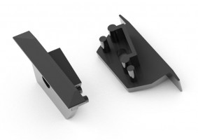 StrongLumio embouts pour profil Diagonal 14 noir (paire)