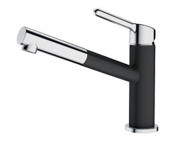 FRANKE robinet FC 3055.071 Orbit embout extractible chrome/onyx
