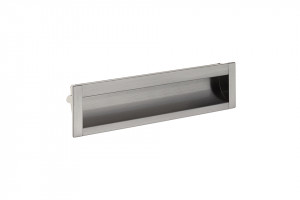 TULIP poignée Concava 128 nickel brossé + vis