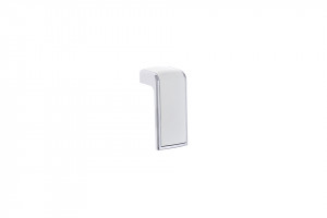 TULIP Bouton Peca 16 (Taca) chrome brillant brillant/blanc mat