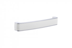 TULIP Poignée Taca 384 chrome brillant/blanc mat TULIP Poignée Taca 384 chrome brillant/blanc mat