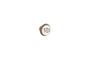 TULIP bouton Margarita doré ancien/porcelaine/motif