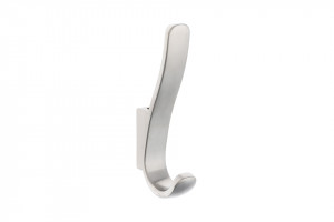 TULIP porte-manteau Iwo nickel mat + vis