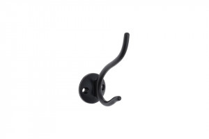 TULIP porte-manteau Rapallo noir mat + vis