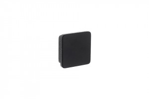 TULIP Knop Square noir + vis